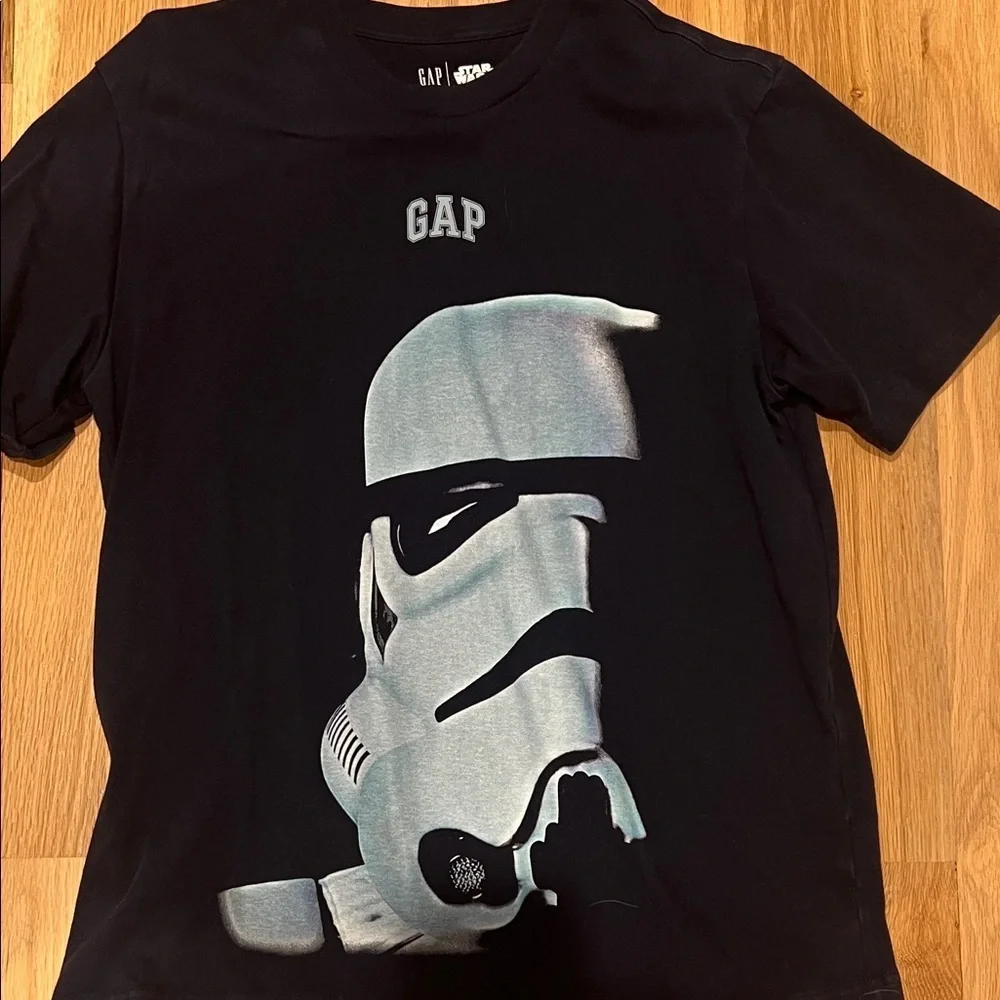 GAP Black Star Wars Stormtrooper Tee